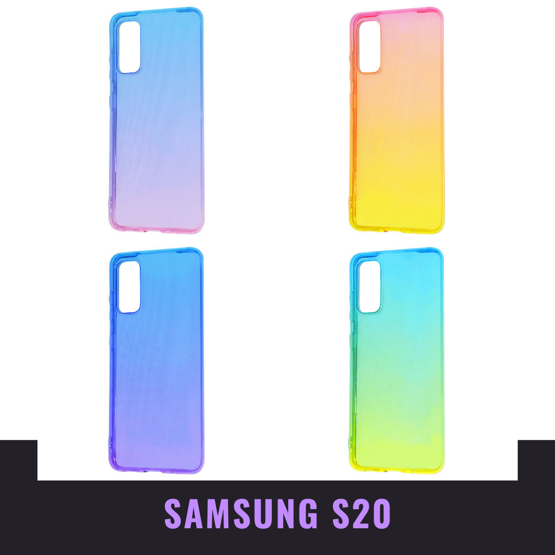 Силикон 0.5 mm Gradient Design Samsung Galaxy S20